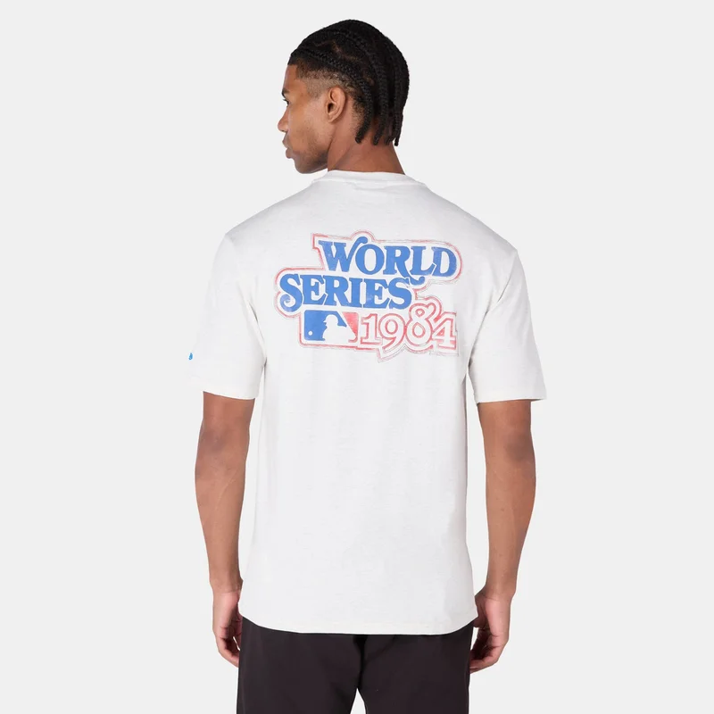 NEW ERA Grey Men's MLB Detroit Tigers World Series T-Shirt for Men | Best Price UAE