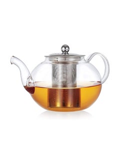 MN Heat Resistant Glass Teapot with Infuser and Removable Stainless Steel Lid | Borosilicate Glass Teapot (1000ml) - pzsku/ZFA59C17B0AE7FAA2E1E0Z/45/_/1739867511/abe800a1-b23d-4841-bb47-faabd2b16e34