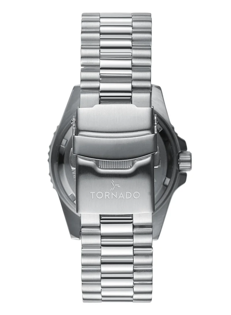 TORNADO Men's Stainless Steel Analog Watch T22001-SBSB - 42x50 mm