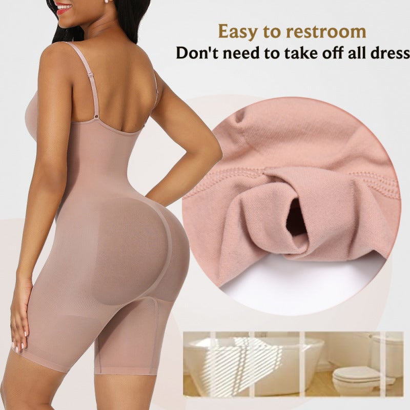 Popular One-Piece Tummy Control And Slimming Clothing, Arm Lift, Waist And Chest Corset Underwear Jumpsuit - Image 5