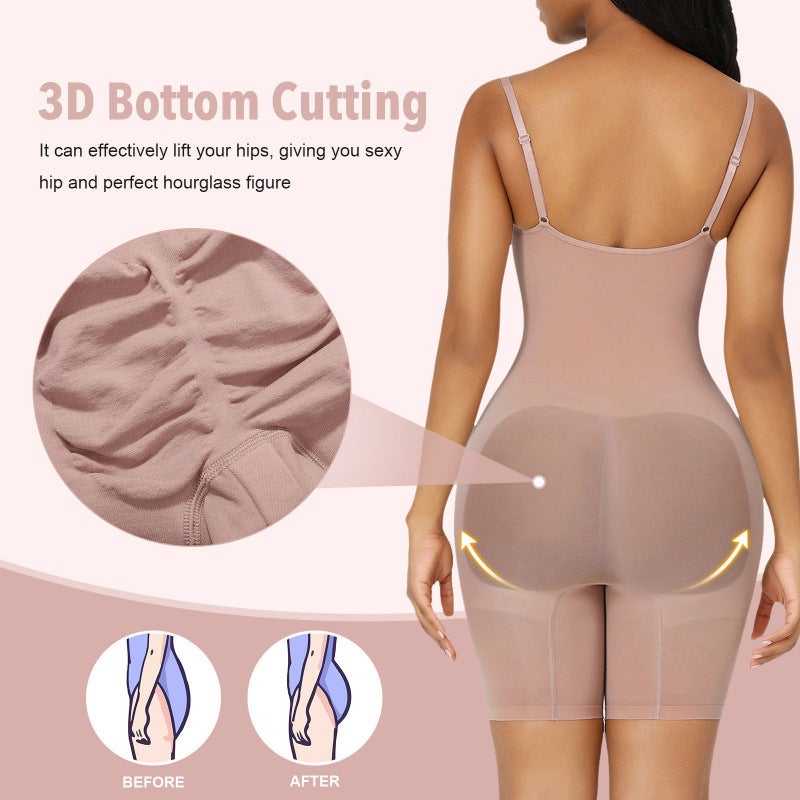 Popular One-Piece Tummy Control And Slimming Clothing, Arm Lift, Waist And Chest Corset Underwear Jumpsuit - Image 4