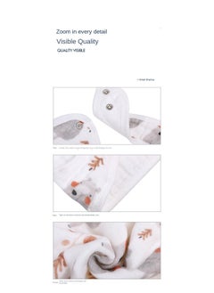 General 3-Pieces Mother Baby Supplies Baby Saliva Towel Cotton Water Uptake Baby Bib  - Image 2