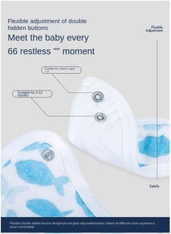 General 3-Pieces Mother Baby Supplies Baby Saliva Towel Cotton Water Uptake Baby Bib  - Image 5