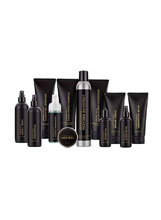 Prorituals Smoothing Balm Deep Moisturizing Leave In Conditioner Hydrating Treatment For Dry Damaged Hair Curly Hair Styling Antifrizz Hair Products Smooths Controls Adds Shine 68 Oz - Image 3