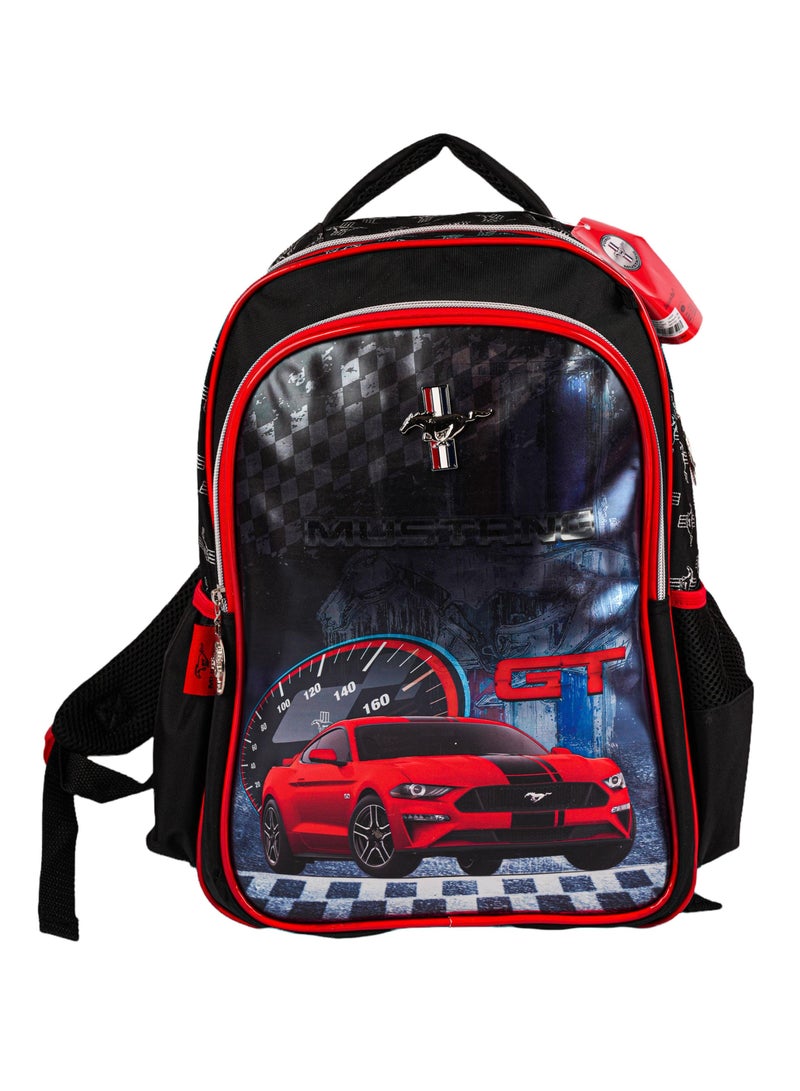 Rainbow max Mustang Kids School Backpack  with 2 compartments - Image 1