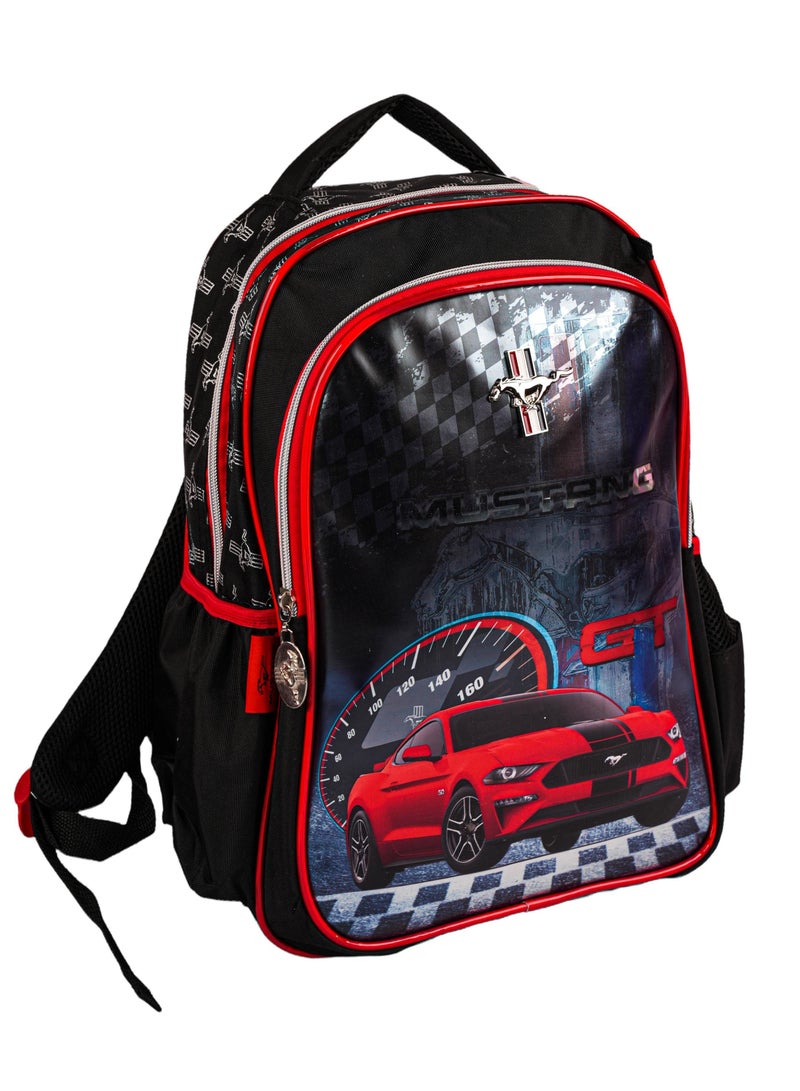 Rainbow max Mustang Kids School Backpack  with 2 compartments - Image 2