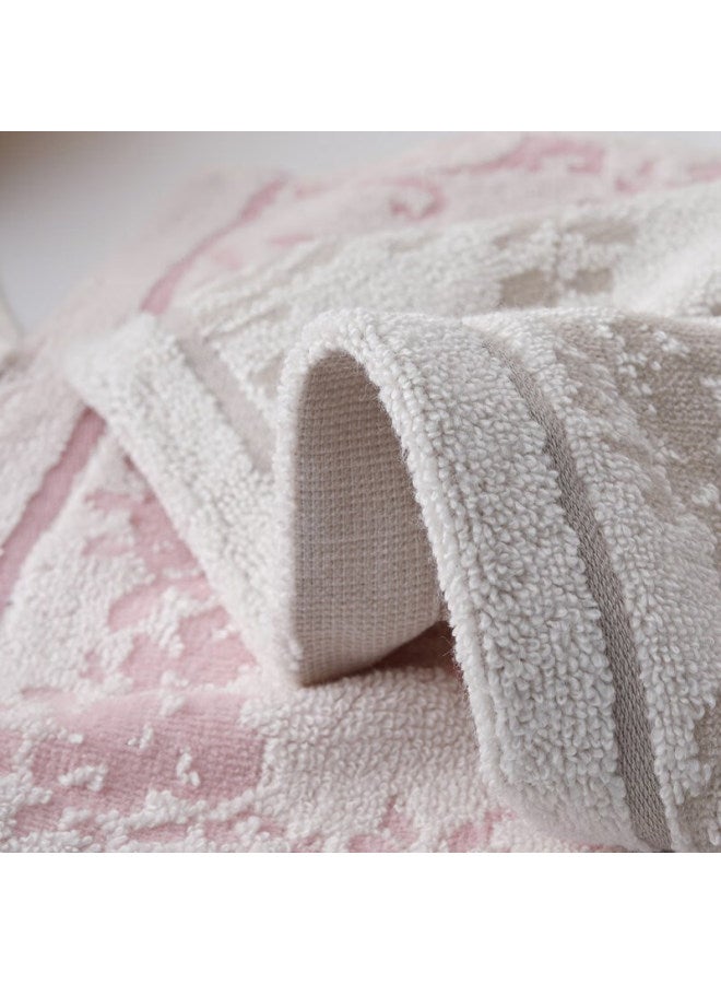Uchino Classic Pattern Series Pure Cotton Towel For Home Use, Soft Absorbent Skin-friendly Face Cloth, Gray - Image 4