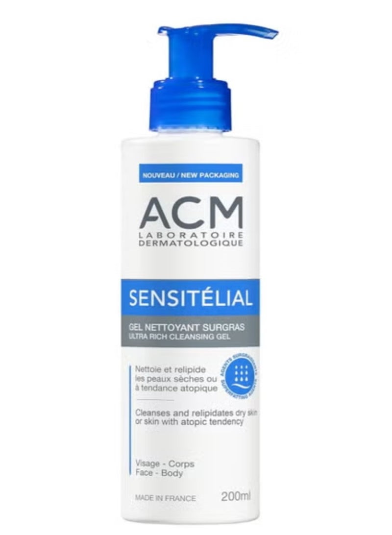 Sensitive Ultra Rich Cleansing Gel, 200ml
