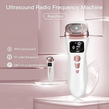 Glomeve Hifu Machine for Face Portable Antiaging Mini Hifu Face Device Heated Up Pro 3 in 1 With HIFU RF EMS Facial Machine Women Neck Chin Eyes - Image 2