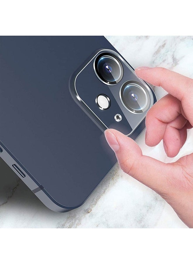 Camera Lens for Apple iPhone 12 and iphone 12 mini  Protector HD Clear Tempered Glass Back Camera Protector Ultra-Thin Easy Installation Clear