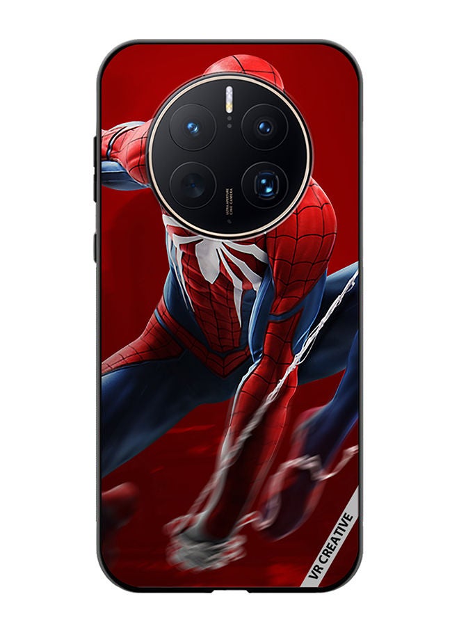 VR CREATIVE Protective Case Cover For Huawei Mate 50 Pro Spiderman Design Multicolour - Image 1