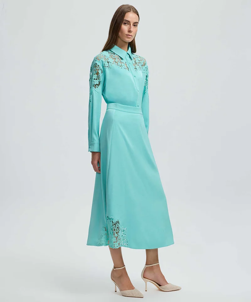 Ipekyol  Lace Hem Skirt for Women | Best Price UAE