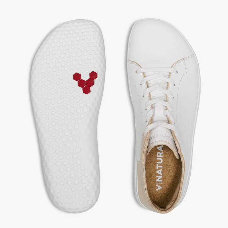VIVOBAREFOOT GEO COURT III WOMENS OFF WHITE PINK