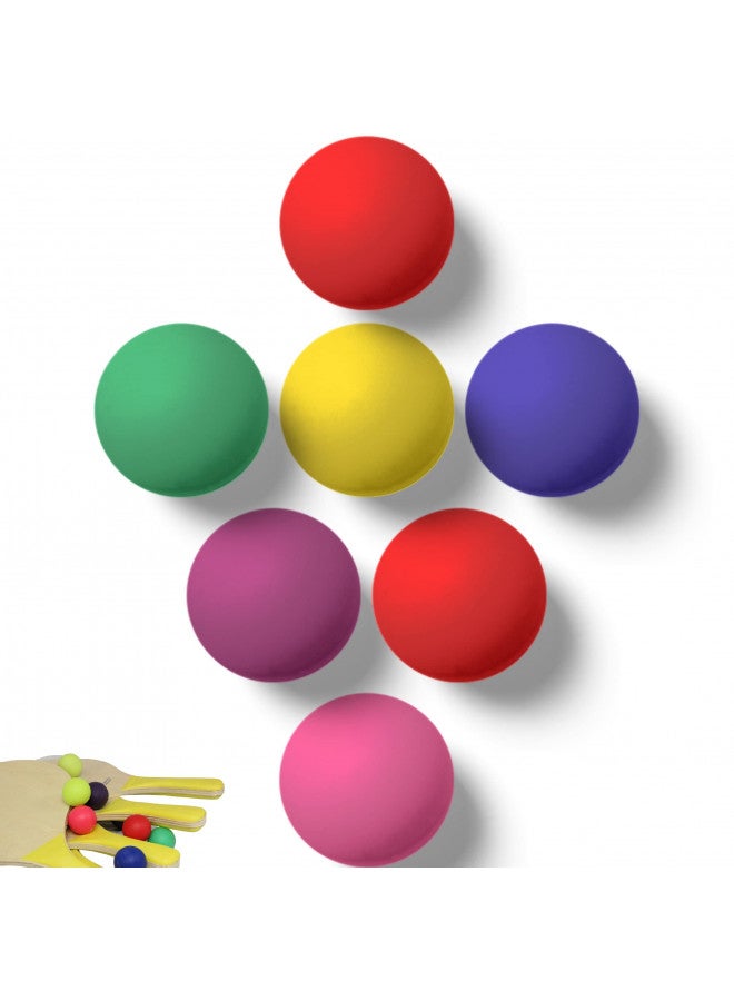 W4W W4W Beach Paddle Ball Replacement Balls Extra Balls for Pro Kadima & Smashball Racket (Set of 7 Balls)  - Image 1