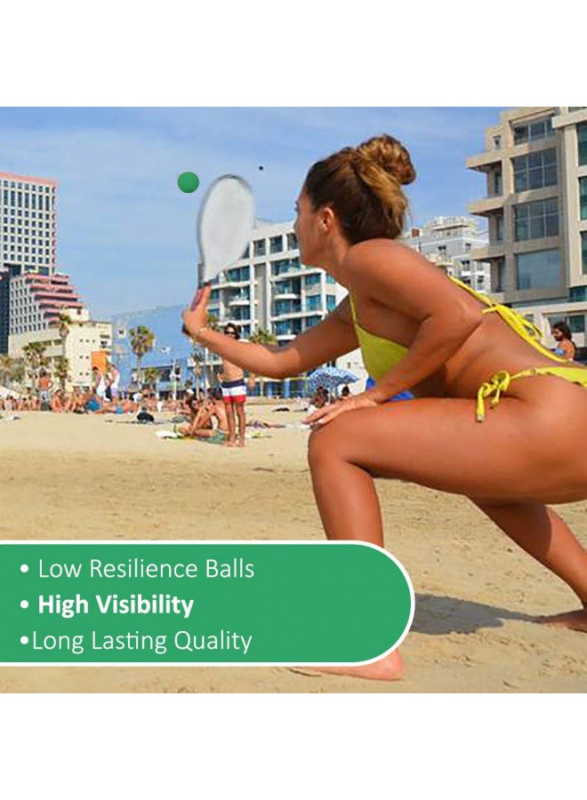 W4W W4W Beach Paddle Ball Replacement Balls Extra Balls for Pro Kadima & Smashball Racket (Set of 7 Balls)  - Image 3