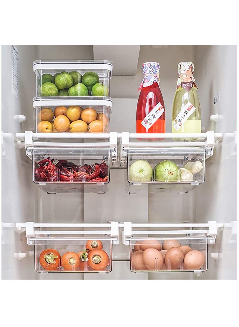 HomarKet - Fridge Drawer Organizer with 8 Adjustable Storage Compartment - Image 1