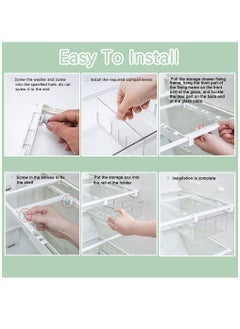 HomarKet Fridge Drawer Organizer with 8 Adjustable Storage Compartment  - Image 5