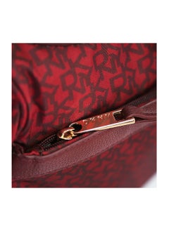 DKNY حقيبة دافل من دكني، باللون الأحمر  - Image 5