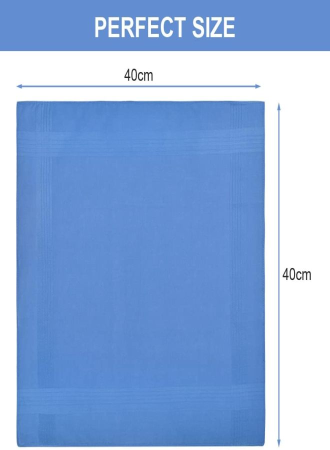 Men's Handkerchiefs Handbags Handkerchiefs Business and Informal Set, Cotton Handkerchief Handkerchiefs and Soft Men's Suit, Cloth Handkerchiefs Gift for Men - Image 2