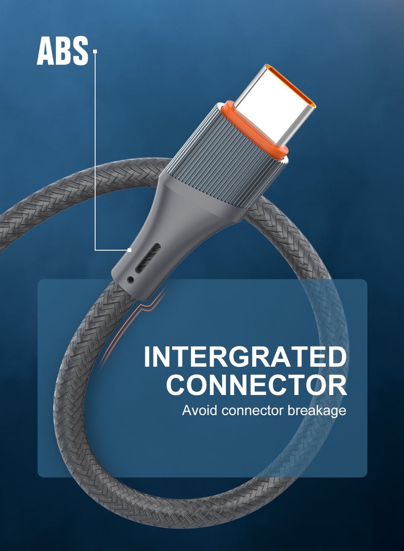 LDNIO Cable LDNIO 2 Meter USB-C TO Lightning 30W Fast Charging Data Cable Support PD Fast Charging For IPhone 8 And Above Model-Grey  - Image 3