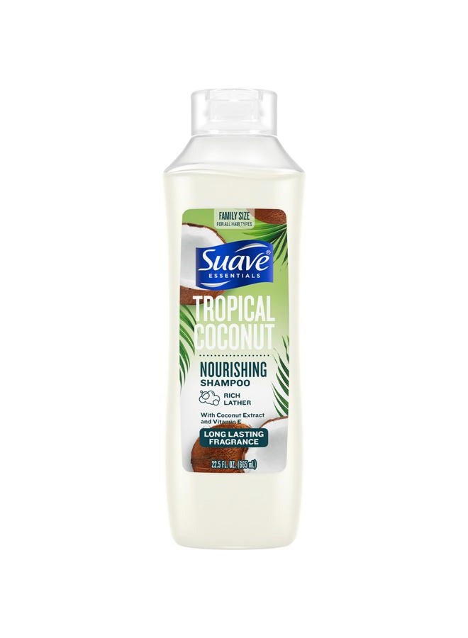Suave Naturals Shampoo, Tropical Coconut - 22.5oz. - Image 1