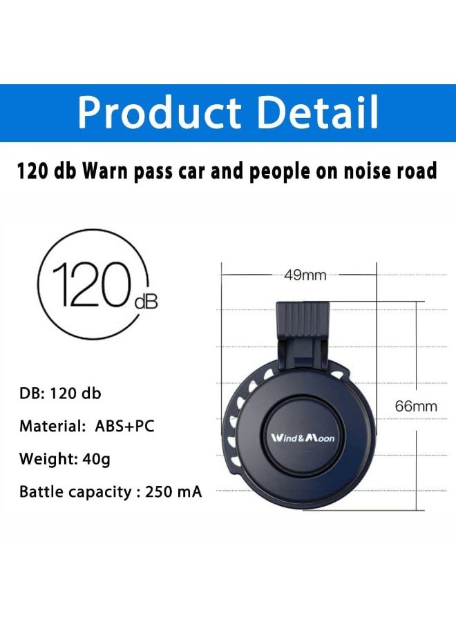 Generic Electronic Bike Horn for Cycling, Waterproof Bicycle Bell with 4 Sound Mode  - Image 3