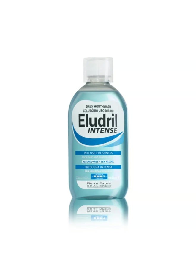 Eludril Intense Daily Mouthwash Intense Freshness 500ml - Image 1