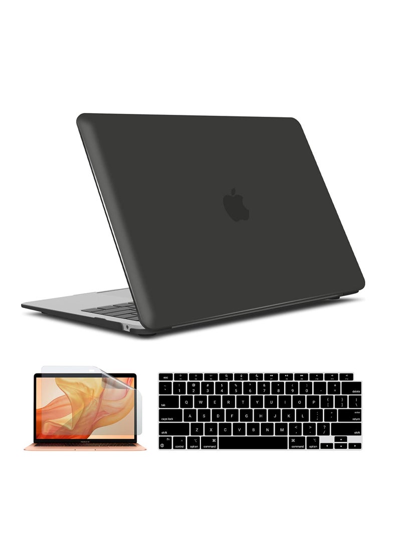 Generic 3 in 1 Bundle Case Compatible for MacBook Pro 14" 2021 -2024(M1/M2/M3/M4 Chip) A3112 /A3185/A3401/A2442/A2779/A2918/A2992, Protective Hard Shell Cover& Keyboard Skin & Screen Protector for MacBook Pro 14 Inch , Matte Blac  - Image 1