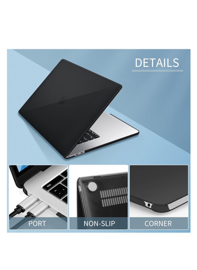 Generic 3 in 1 Bundle Case Compatible for MacBook Pro 14" 2021 -2024(M1/M2/M3/M4 Chip) A3112 /A3185/A3401/A2442/A2779/A2918/A2992, Protective Hard Shell Cover& Keyboard Skin & Screen Protector for MacBook Pro 14 Inch , Matte Blac  - Image 3