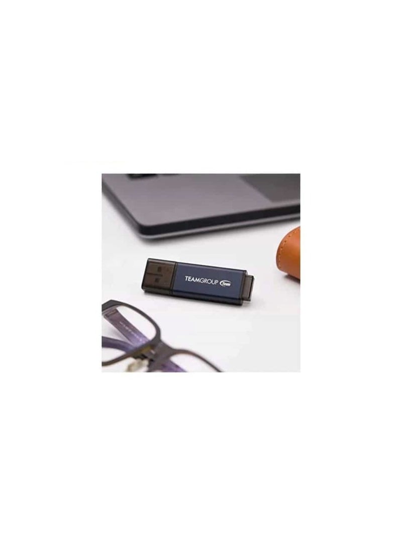 فلاشة تيم جروب 32 جيجابايت USB 3.2 C211 (أزرق داكن)