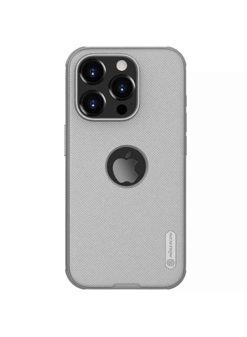 Nillkin Nillkin High Quality Super Frosted Shield Pro For Apple iPhone 15 Pro Max (With Logo cutout) Titanium Gray  - Image 1