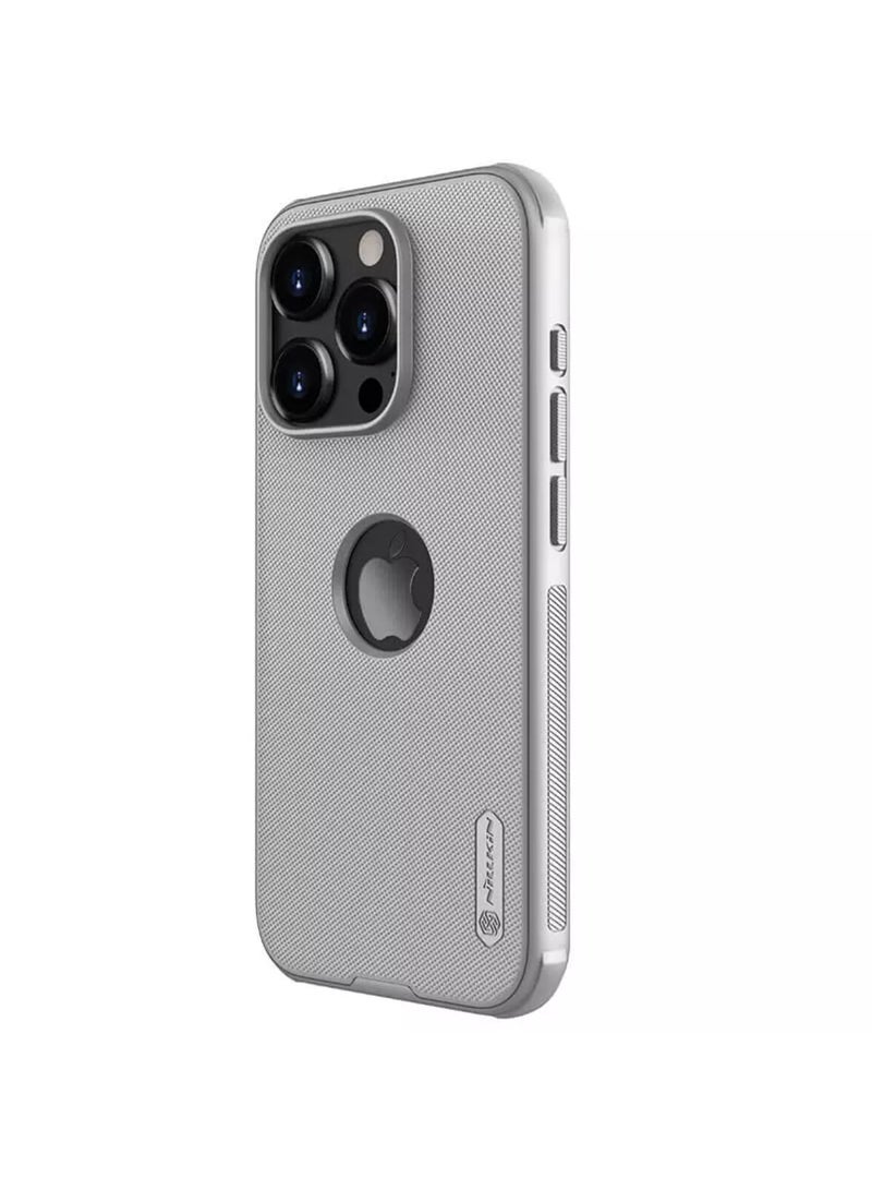 Nillkin Nillkin High Quality Super Frosted Shield Pro For Apple iPhone 15 Pro Max (With Logo cutout) Titanium Gray  - Image 3