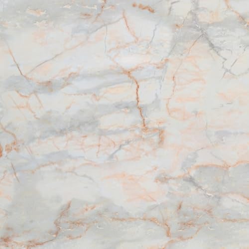 Boobest 15.74"x196" Marble Contact Paper for Countertops Wrap Waterproof Marble Wallpaper Peel and Stick Marble Locker Wallpaper for Kitchen Bathroom Apartment Removable Desk Covering Renter Friendly - Image 1