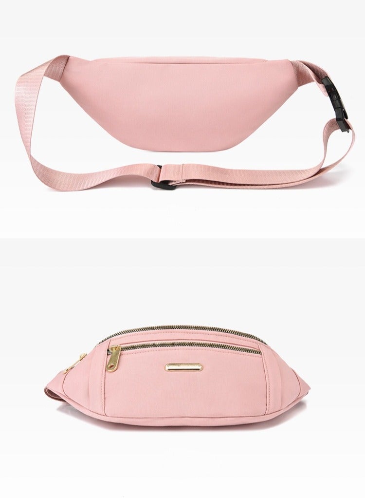 MIXDE Light-weight Waist Pack Travel Walking Hiking Crossbody Waist Bag For Women Pack Belt Bag Wallet Easy Carry Pink  - Image 3