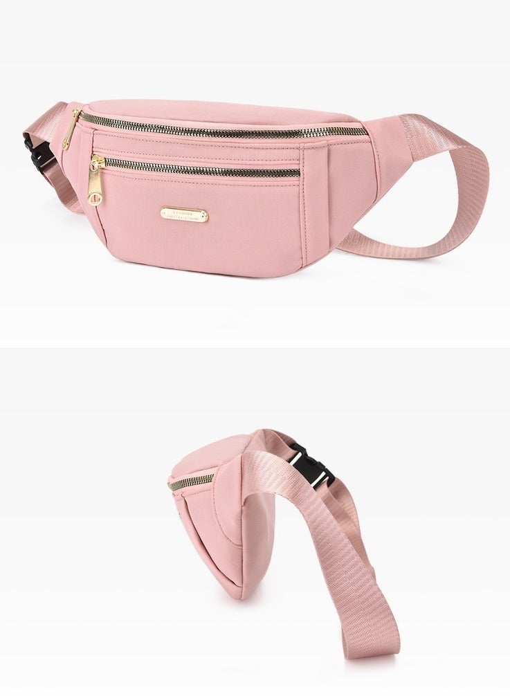 MIXDE Light-weight Waist Pack Travel Walking Hiking Crossbody Waist Bag For Women Pack Belt Bag Wallet Easy Carry Pink  - Image 2