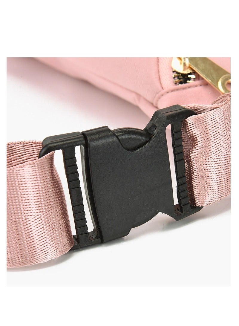 MIXDE Light-weight Waist Pack Travel Walking Hiking Crossbody Waist Bag For Women Pack Belt Bag Wallet Easy Carry Pink  - Image 4