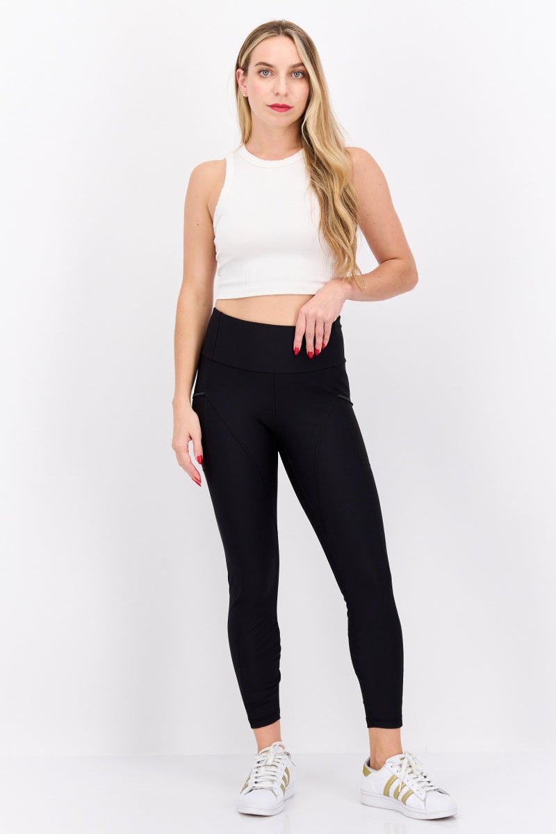 PUMA سراويل تدريب ضيقة للنساء، سوداء - Image 4