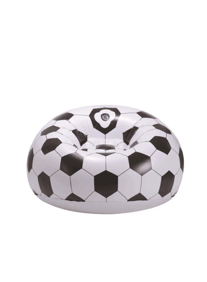 Inflatable football sofa, inflatable sofa for living room and bedroom, inflatable lazy sofa, camping lounge chair, portable and easy to store - Image 3