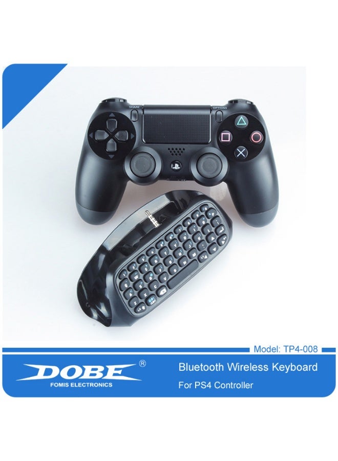 دوبي لوحة مفاتيح لاسلكية صغيرة بتقنية Bluetooth متوافقة مع Sony PlayStation 4، لوحة دردشة لاسلكية مع مكبر صوت للمحادثات الصوتية لوحدة التحكم PS4 DualShock 4 - Image 4