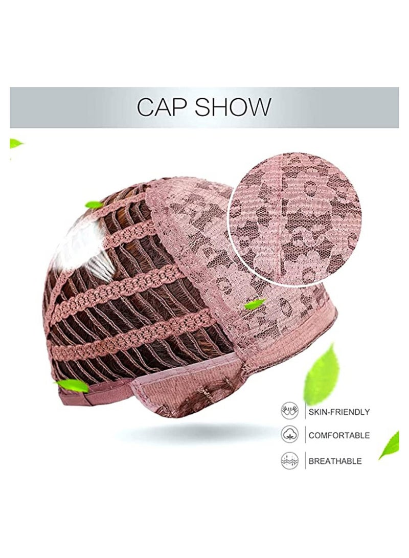 رات سو قبعة شعر رجالية رجالية بتصميم مجعد وقصير متدرج، مصنوعة من الألياف الاصطناعية بطراز طبيعي مموج قصير متدرج، إكسسوار مثالي للحفلات والتنكر، مع قبعة وحامل للشعر باللون البني الداكن. - Image 5