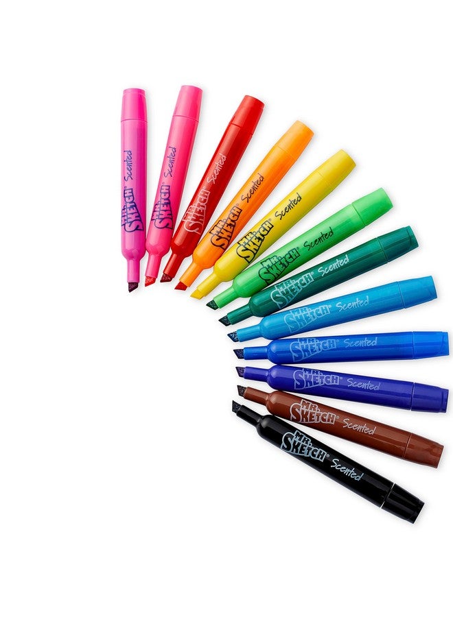 Mr. Sketch Scented Markers, Chisel Tip Marker, Assorted Colors, 22 Count - Image 4