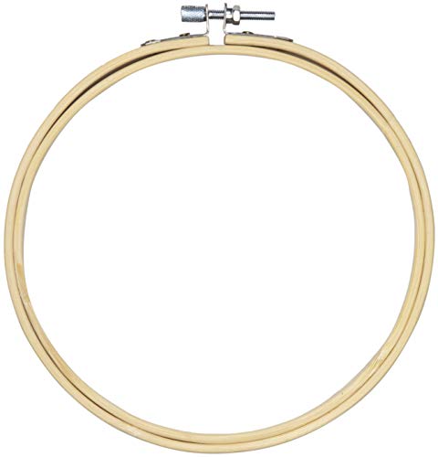 Cousin DIY 6 inch Craft Wood Embroidery Hoop, Brown - Image 2
