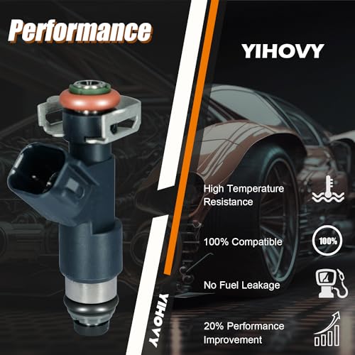 YIHOVY Upgraded Fuel Injectors 12594512 fit for Chevrolet Avalanche Express Silverado Suburban 1500 Tahoe 2007-2009, fit for GMC Savana 1500 Sierra 1500 Yukon 2007-2009, V8 5.3L Flex FJ977 (8) - Image 4