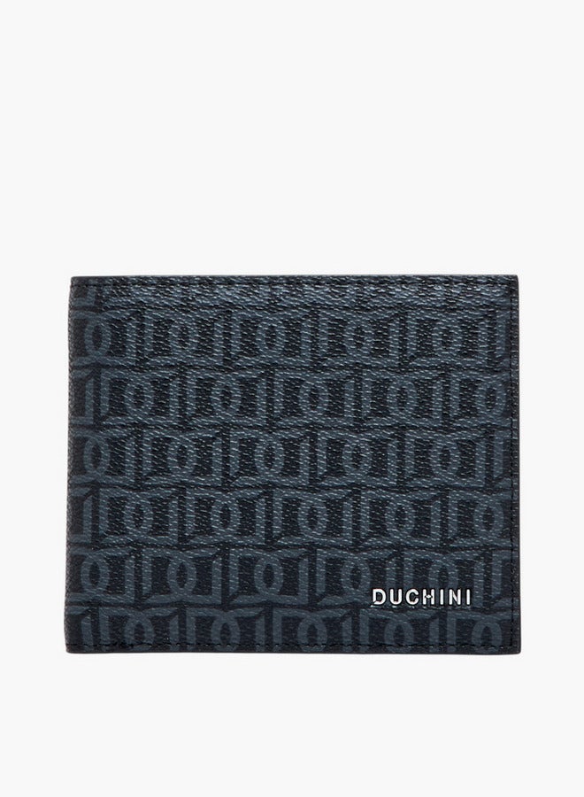 DUCHINI Monogram Print Bi-Fold Wallet  - Image 1