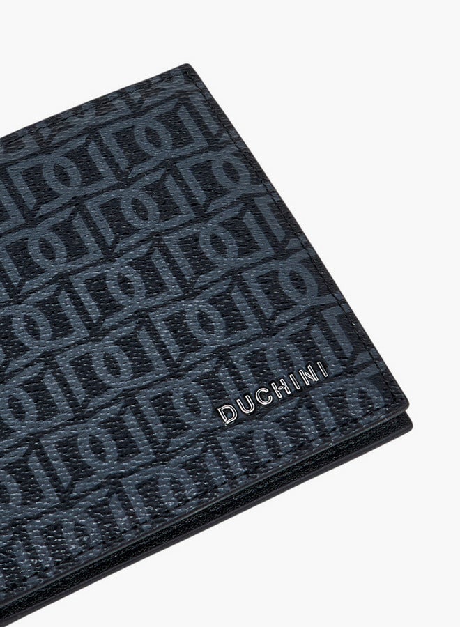 DUCHINI Monogram Print Bi-Fold Wallet  - Image 4
