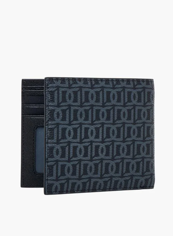 Duchini  Monogram Print Bi-Fold Wallet for Men | Best Price UAE