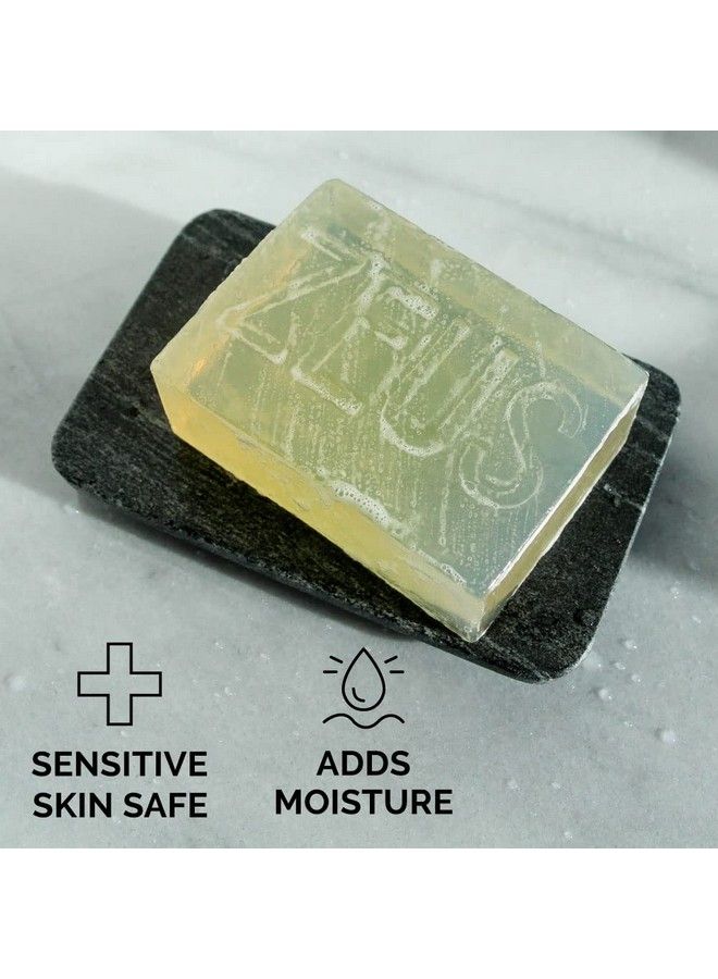 Zeus Bar Soap Natural Body & Face Soap Bar Hydrates Exfoliates & Softens Skin Made In Usa (Verbena Lime) 10 Oz. - Image 5