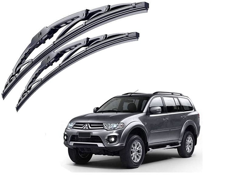Selifaur - 2Pcs (D 22 x P 18 Inch) Metal Frame High Performance Replacement Car Wiper Blade for Pajero Sport - Image 1