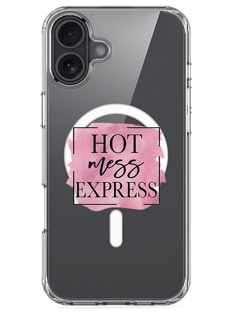 Theodor Magnetic Case for Apple iPhone 17 Compatible with MagSafe Wireless Charging, Shockproof Phone Bumper Cover - Hot mess express - Image 1