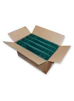 FIS FIS Pack of 24 Pieces PP Lever Arch Box File Green  - Image 1